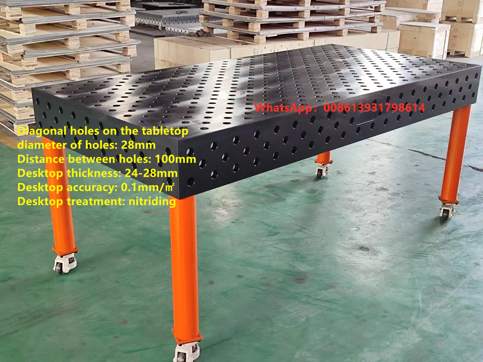 nitrided 3D welding table